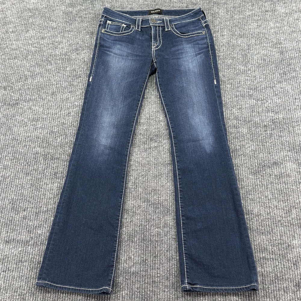 Big‎ Star Remy Boot Bootcut Jeans Womens 26R Blue Wash Low Rise Stretch Denim